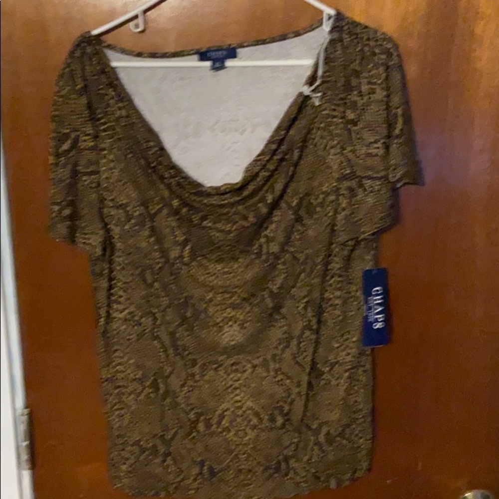 Chaps xl blouse